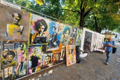 Gemäldeausstellung bei Kunst am Zaun