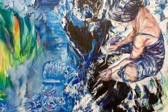 Gemälde Inspiration, 80x100cm, Acryl und Öl auf Leinwand, 2021 Teresidi